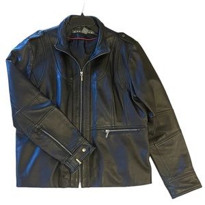 Kenneth Cole Women’s 100% Leather Jacket - Size XXL